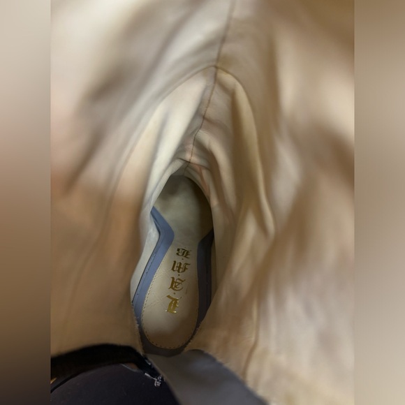 L.A.M.B black and grey leather boots - Picture 9 of 9